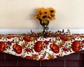 autumn mantel scarf|fall mantle scarf.